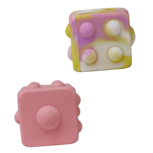 YARNOW 2Stücke Spielzeuge Stress für Sicheres Squeeze Design Handgrifffähigkeit und Kreativen Berührung Zufällige Farben von YARNOW