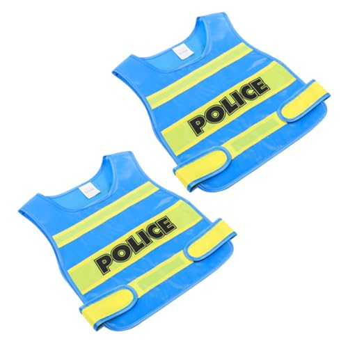 YARNOW 2Stücke Teiliges Polizeikostüm für Rollenspiele Cosplay Polizeiweste für Kleinkinder für Karneval Geburtstagsfeiern und Kreative Aktivitäten YARNOW 2Stücke Teiliges Polizeikostüm für Rollenspiele Cosplay Polizeiweste für Kleinkinder für Karneval Geburtstagsfeiern und Kreative Aktivitäten von YARNOW