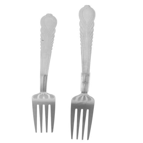 YARNOW 2Stücke Teiliges für Biegemagie Zaubertricks mit Gabeln für Nahauftritte und Close Up Performances Einfach zu Erlernen für Anfänger und Profis Überraschendes Design YARNOW 2Stücke Teiliges für Biegemagie Zaubertricks mit Gabeln für Nahauftritte und Close Up Performances Einfach zu Erlernen für Anfänger und Profis Überraschendes Design von YARNOW