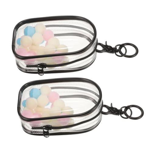 YARNOW 2Stücke Transparente Puppenaufbewahrungstasche mit Schlüsselanhänger Praktische Hängende Klarsichtvitrine für Mini Figuren und Staubdichte Organizer YARNOW 2Stücke Transparente Puppenaufbewahrungstasche mit Schlüsselanhänger Praktische Hängende Klarsichtvitrine für Mini Figuren und Staubdichte Organizer von YARNOW