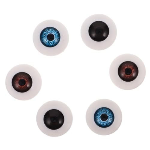 YARNOW 3 Paare Puppenaugen Kuscheltier handgefertigte Augäpfel aus Glas Bastelaugen klein Augen für Häkeltiere Stofftieraugen zum Häkeln kleine Augen zum Basteln Plastik YARNOW 3 Paare Puppenaugen Kuscheltier handgefertigte Augäpfel aus Glas Bastelaugen klein Augen für Häkeltiere Stofftieraugen zum Häkeln kleine Augen zum Basteln Plastik von YARNOW