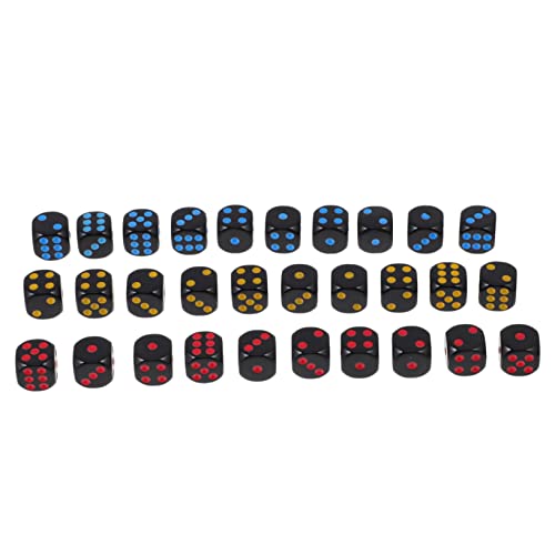 YARNOW 3 Sätze Acryl Würfel mit Abgerundeten Kanten Bunte Spielwürfel für Brettspiele und Unterhaltung Leicht und Tragbar für Unterwegs YARNOW 3 Sätze Acryl Würfel mit Abgerundeten Kanten Bunte Spielwürfel für Brettspiele und Unterhaltung Leicht und Tragbar für Unterwegs von YARNOW