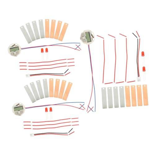 YARNOW 3 Sätze DIY Fruchtbatterie Experiment Metall Elektronik Bausatz für Schüler Lernspielzeug Praktisches Labor Geschenk von YARNOW