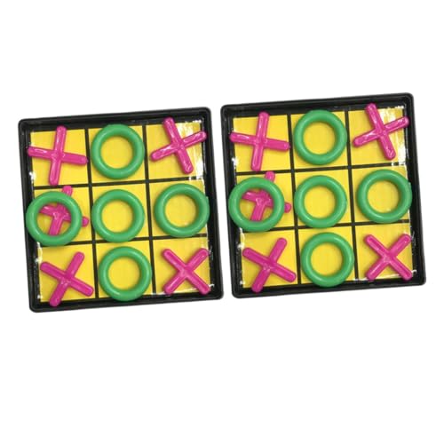 YARNOW 3 Sätze Lustiges Checker Pädagogisches Freizeitbrettspiel für Interaktives Familienspiel Zufällige Farben Zufällige Farbe von YARNOW