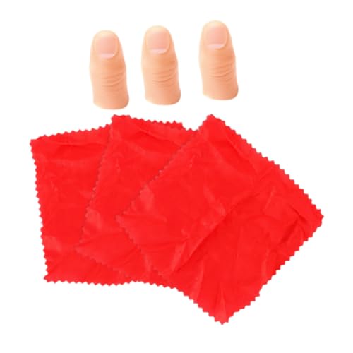 YARNOW 3 Sätze Magischer Taschenschal Teilig mit Realistischen Fake Fingern für Nahaufnahme Zaubertricks Tragbar Farbecht Geeignet für Bühne und Persönliche Sammlung YARNOW 3 Sätze Magischer Taschenschal Teilig mit Realistischen Fake Fingern für Nahaufnahme Zaubertricks Tragbar Farbecht Geeignet für Bühne und Persönliche Sammlung von YARNOW