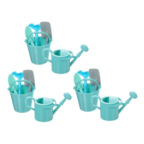 YARNOW 3 Sätze Mini -Sprinkler -Set Kind Klein Rechen Ornament Gartenwerkzeug Outdoor-werkzeugmodell Schaufel Modelle Gardening Toys Mini-gartenspielzeug Abs-Kunststoff von YARNOW