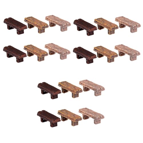 YARNOW 18stücke Teiliges Mini Resin Stühle Dekorationen Für Mikrolandschaften Vintage Für Garten Und Heim Deko von YARNOW