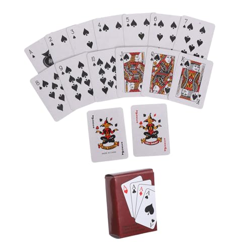 YARNOW 3 Satz Teiliges Set für Reisen und Partys Tragbare Pokerkarten für Erwachsene für Unterhaltung Unterwegs YARNOW 3 Satz Teiliges Set für Reisen und Partys Tragbare Pokerkarten für Erwachsene für Unterhaltung Unterwegs von YARNOW