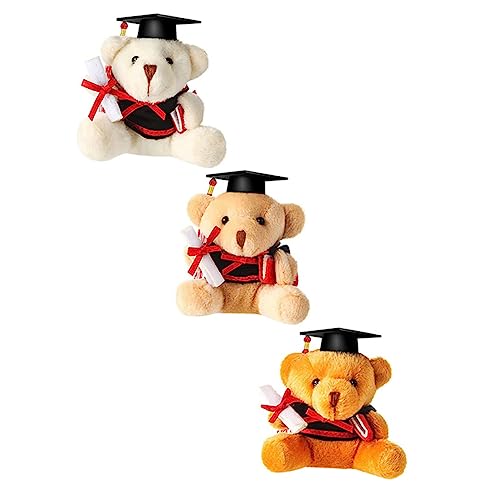 YARNOW 3 Stück Arztbärspielzeug Abschlussfeier ausgestopfter Tierbär Abschluss-Tierspielzeug Kindergarten-Abschlussbärenmasse Abschluss Bär Abschlussspielzeug PP Baumwolle YARNOW 3 Stück Arztbärspielzeug Abschlussfeier ausgestopfter Tierbär Abschluss-Tierspielzeug Kindergarten-Abschlussbärenmasse Abschluss Bär Abschlussspielzeug PP Baumwolle von YARNOW