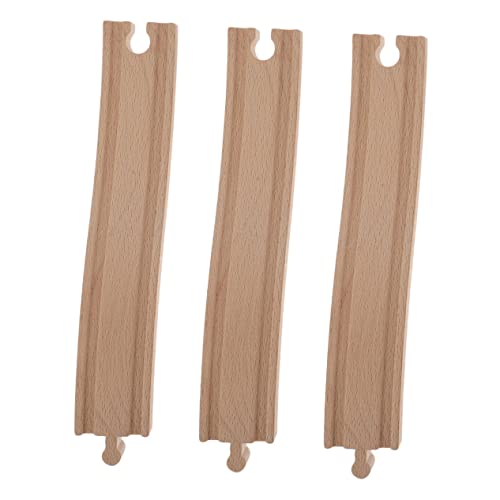 YARNOW 3 Stück Bahngleis aus Holz zusammengebaute Strecke Gleiszubehör Bulk-Track-Requisiten Zug-Szene-Track Ausbaugleis Zug Szene Eisenbahn Strecke zusammenbauen hölzern YARNOW 3 Stück Bahngleis aus Holz zusammengebaute Strecke Gleiszubehör Bulk-Track-Requisiten Zug-Szene-Track Ausbaugleis Zug Szene Eisenbahn Strecke zusammenbauen hölzern von YARNOW