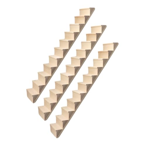 YARNOW 3 Stück DIY Treppen Zubehör für Puppenhaus Möbel Mikro Landschaft Dekorationen ohne Handlauf Stabil Kreativ Einsetzbar YARNOW 3 Stück DIY Treppen Zubehör für Puppenhaus Möbel Mikro Landschaft Dekorationen ohne Handlauf Stabil Kreativ Einsetzbar von YARNOW