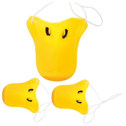 YARNOW 3 Stück Entennasen Requisiten Enten Deko Enten Requisite Tiernase Kostüm Party Ente Cosplay Kostüm Übernachtung Schnabel Kind Entenkostüm Schnabel Kostümzubehör Entenschnauze Kid von YARNOW