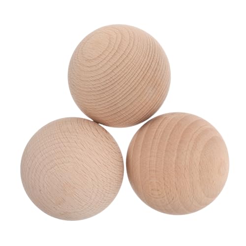 YARNOW 3 Stück Golf Krocket Trainingsgolfbälle Golfballhalter Aus Holz Verfolgbarer Golfball Runder Ball Kleine Holzbälle Zum Basteln Mini Golfbälle Übungsgolfbälle Holzball YARNOW 3 Stück Golf Krocket Trainingsgolfbälle Golfballhalter Aus Holz Verfolgbarer Golfball Runder Ball Kleine Holzbälle Zum Basteln Mini Golfbälle Übungsgolfbälle Holzball von YARNOW