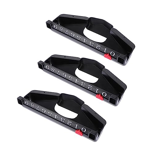 YARNOW 3 Stück Hockey-Tischzubehör Tischhockey Punktezähler Wächter halten Eishockey-Tischzähler Hockey-Tischschreiber Airhockey-Zubehör Zubehör für Eishockeytische Plastik Black von YARNOW