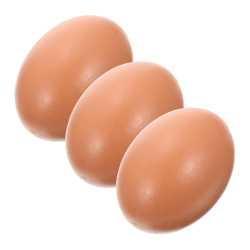 YARNOW 3 Stück Künstliche Eier Dekoration Simulierte Eier Modelle für Tisch Vielseitige Ostern und Festtagsgestaltung für Küche Garten und Veranstaltungen YARNOW 3 Stück Künstliche Eier Dekoration Simulierte Eier Modelle für Tisch Vielseitige Ostern und Festtagsgestaltung für Küche Garten und Veranstaltungen von YARNOW