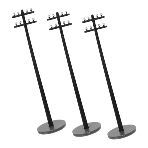 YARNOW 3 Stück Maßstab Telegrafenmasten Modell Zubehör für Architektur Sandtisch Micro Landschaft DIY Park Dekoration YARNOW 3 Stück Maßstab Telegrafenmasten Modell Zubehör für Architektur Sandtisch Micro Landschaft DIY Park Dekoration von YARNOW