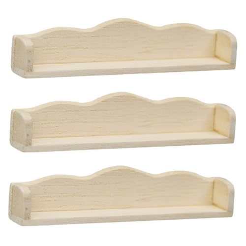 YARNOW 3 Stück Mini-Möbelmodell wandmontiertes Bücherregal schwimmende Bücherregale für die Wand Puppenhauszubehör Bücherregale an der Wand Dollhouse Decor hölzern Khaki YARNOW 3 Stück Mini-Möbelmodell wandmontiertes Bücherregal schwimmende Bücherregale für die Wand Puppenhauszubehör Bücherregale an der Wand Dollhouse Decor hölzern Khaki von YARNOW
