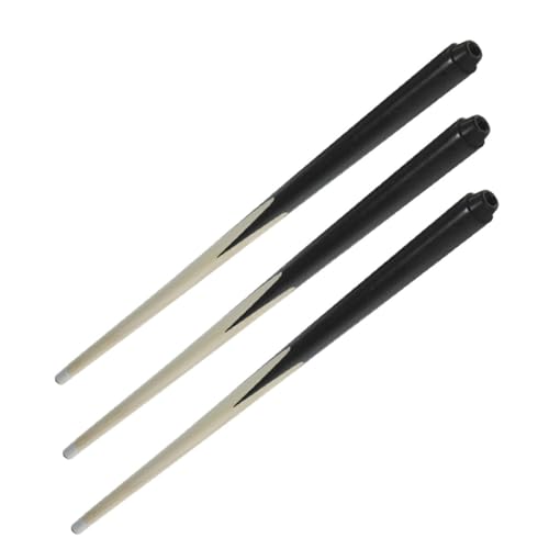 YARNOW 3 Stück Mini-Pool-Queue Poolstöcke für kurzer Poolstock Billard- Billardqueue für Zubehör für Billardqueues Billardstock Pool-Stick hölzern von YARNOW