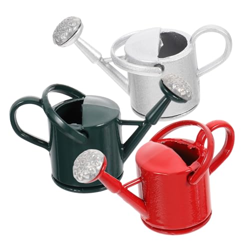 YARNOW 3 Stück Mini Wasserkocher Puppe Miniatur Dinge Pädagogisches So Tun Als Ob Simulation Gießkanne Lustiges Miniatur Wasserkannen Modell So Tun Als Ob Requisiten von YARNOW