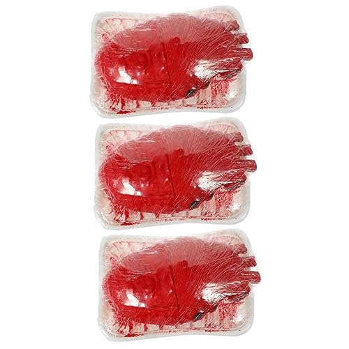 YARNOW 3 Stück Realistisches Herzmodell aus Hochwertigem Kunststoff Gruseliges Halloween Body Organ Prop Party Dekoration für Horror und Kostümpartys als Trick Treat Zubehör und YARNOW 3 Stück Realistisches Herzmodell aus Hochwertigem Kunststoff Gruseliges Halloween Body Organ Prop Party Dekoration für Horror und Kostümpartys als Trick Treat Zubehör und von YARNOW