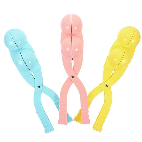 YARNOW 3 Stück Schneeball-Clip Form Clips Schneeclip- Schneeclip -Werkzeug Schneeclip Schneeklammerspielzeug Schneeclip - für pp Zufällige Farbe von YARNOW