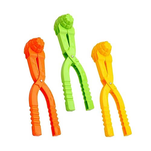 YARNOW 3 Stück - Schneeballklemme -Clip Schneeballspielzeug Für Den Winter Schneeballschlacht-Tool Schneeballhersteller Zufällige Farbe von YARNOW