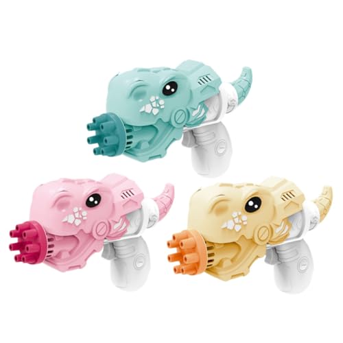 YARNOW 3 Stück Seifenblasenmaschine Kinderspielzeug Im Freien Blasen Für Dinosaurier-blasenmaschine Bubble Machine Bubble Blower Cartoon-blasengebläse Plastik von YARNOW