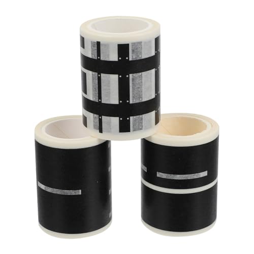 YARNOW 3 Stück Teiliges DIY Verkehrsszenen Washi Tape Straßen und Eisenbahnklebeband für Kreative Kinderprojekte für Spielzimmer Verkehrswissen YARNOW 3 Stück Teiliges DIY Verkehrsszenen Washi Tape Straßen und Eisenbahnklebeband für Kreative Kinderprojekte für Spielzimmer Verkehrswissen von YARNOW