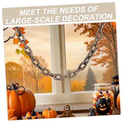 YARNOW 3 Stück Teiliges Halloween-Ketten Kunststoff Realistische Leichte Deko-attrappen für Grusel-Partys Haunted House Kostümzubehör und Vielseitige Halloween-Dekoration von YARNOW