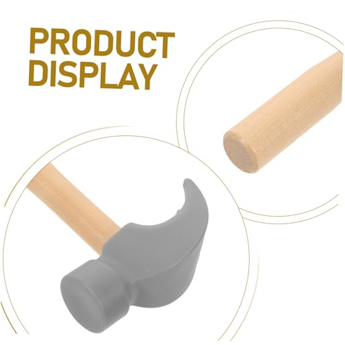 YARNOW 3 Stück Teiliges Holzhammer Leichtes Sicheres mit Glatter Oberfläche Fördert Eigenständiges für Geburtstagsfeiern und Outdoor Aktivitäten von YARNOW