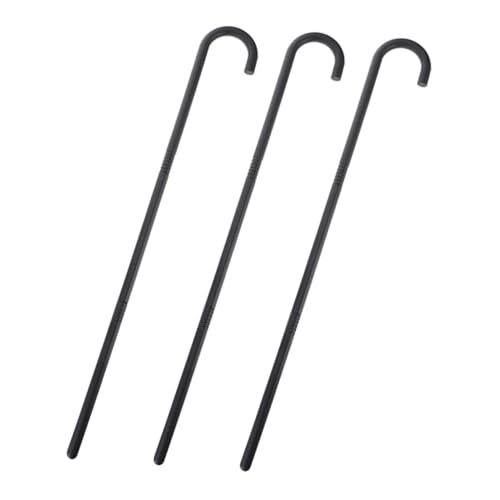 YARNOW 3 Stück Teiliges Kinderkostüm Zauberstab Leichte Robuste Schwarze Tanz und Performance Stöcke Kindgerechter Griff Vielseitiges Cosplay und Party Accessoire für Bühnenauftritte von YARNOW