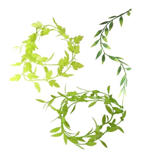 YARNOW 3 Stück Teiliges Künstliche Ranken für Puppenhaus Garten Realistische Miniaturpflanzen Dekorative Vines für Puppenhaus Zubehör für DIY Projekte und Kreative Gestaltungen YARNOW 3 Stück Teiliges Künstliche Ranken für Puppenhaus Garten Realistische Miniaturpflanzen Dekorative Vines für Puppenhaus Zubehör für DIY Projekte und Kreative Gestaltungen von YARNOW
