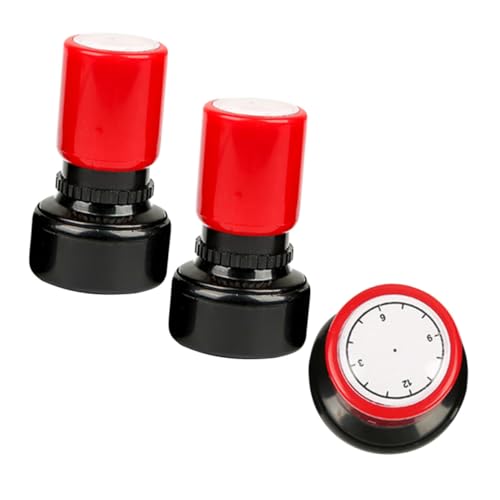 YARNOW 3 Stück Teiliges Lehrspielzeug für Stempel mit Uhr Design für Spielaktivitäten Fördert die Uhrzeit Erkennung und Kreativität bei Jungen YARNOW 3 Stück Teiliges Lehrspielzeug für Stempel mit Uhr Design für Spielaktivitäten Fördert die Uhrzeit Erkennung und Kreativität bei Jungen von YARNOW