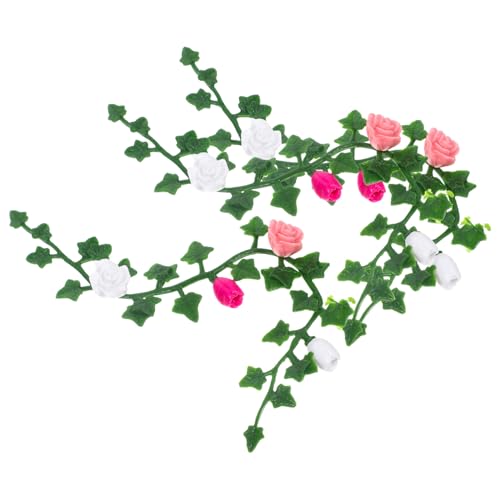YARNOW 3 Stück Teiliges Mini Blumenranken Künstliche Blumenranken für Puppenhaus Dekoration für DIY Projekte und Miniatur Szenen Leicht und Platzsparend YARNOW 3 Stück Teiliges Mini Blumenranken Künstliche Blumenranken für Puppenhaus Dekoration für DIY Projekte und Miniatur Szenen Leicht und Platzsparend von YARNOW