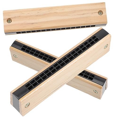 YARNOW 3 Stück Teiliges Mundharmonikas aus Buchenholz Musikinstrumente für Anfänger Tragbar und Leicht zu Bedienen für Junge Musiker und Musikspielzeug YARNOW 3 Stück Teiliges Mundharmonikas aus Buchenholz Musikinstrumente für Anfänger Tragbar und Leicht zu Bedienen für Junge Musiker und Musikspielzeug von YARNOW