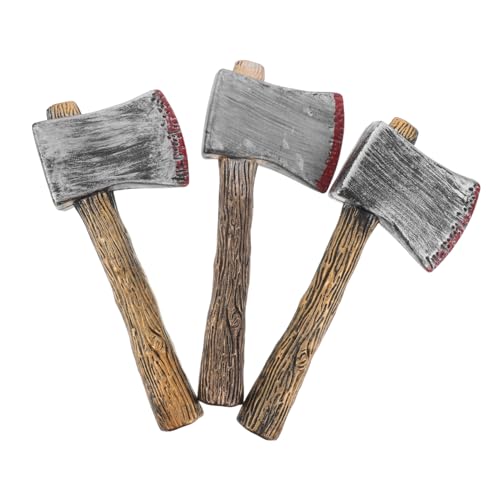 YARNOW 3 Stück Teiliges Piraten Mottoparty Halloween Kostüm Requisiten Blutig Realistische Axt Deko für Spukhaus und Außenbereich Vintage Look Einfach Aufzubauen Wiederverwendbar YARNOW 3 Stück Teiliges Piraten Mottoparty Halloween Kostüm Requisiten Blutig Realistische Axt Deko für Spukhaus und Außenbereich Vintage Look Einfach Aufzubauen Wiederverwendbar von YARNOW