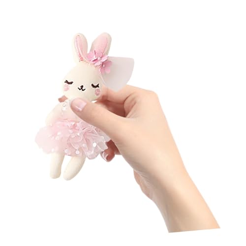 YARNOW 3 Stück Teiliges Plüsch Kaninchen Kleine Weiche Hasen Kuscheltiere aus Polyester mit PP Baumwollfüllung Dekorative Osterhasenfiguren in Pastellfarben Handgemachte Stofftier Deko von YARNOW