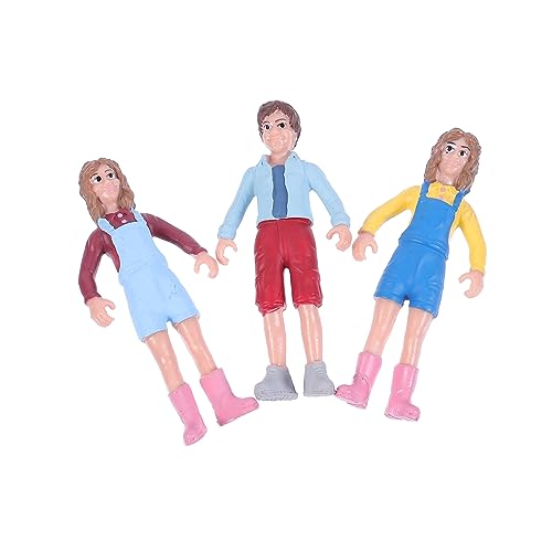 YARNOW 3 Stück Teiliges Sandtisch Ornament Lebensechte Figuren für Kreative Mikrolandschaften Lernspielzeug für Hochwertigem zur Dekoration von Sandtischen und Miniaturszenen von YARNOW