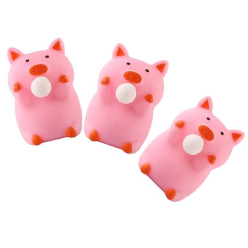 YARNOW 3 Stück Teiliges Schwein Stressspielzeug Weiches Squeeze Animal Toy Dehnbares Haushalts Niedliche Pig Squishy für Stressabbau und Dekoration YARNOW 3 Stück Teiliges Schwein Stressspielzeug Weiches Squeeze Animal Toy Dehnbares Haushalts Niedliche Pig Squishy für Stressabbau und Dekoration von YARNOW