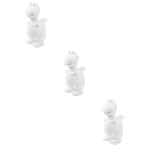 YARNOW 3 Stück Unbemalte Dinosaurier Figurine DIY Bastelset aus Vinyl Hohe Dinosaurier Skulptur zum Ausmalen Kreatives für Geburtstagsfeiern und Bastelprojekte YARNOW 3 Stück Unbemalte Dinosaurier Figurine DIY Bastelset aus Vinyl Hohe Dinosaurier Skulptur zum Ausmalen Kreatives für Geburtstagsfeiern und Bastelprojekte von YARNOW