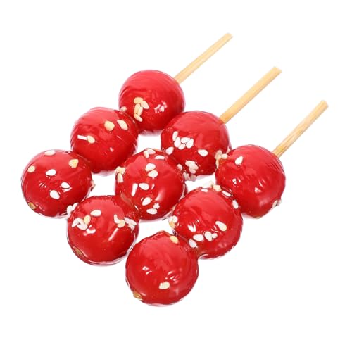 YARNOW 3 Stück Winzige Essensspielzeuge Simulierte Kandierte Haws Puppenhauszubehör Künstliche Kandierte Haws Kandierte Haws-Requisiten Winzige Kandierte Kerne PVC Rot YARNOW 3 Stück Winzige Essensspielzeuge Simulierte Kandierte Haws Puppenhauszubehör Künstliche Kandierte Haws Kandierte Haws-Requisiten Winzige Kandierte Kerne PVC Rot von YARNOW