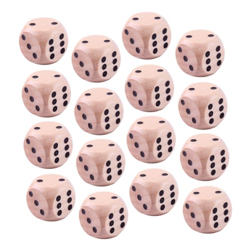 YARNOW 30 Stück Holz Punktwürfel Lustige Dekorative Spielwürfel für Partys Spieleabende und Familienveranstaltungen um Entscheidungen Spielerisch zu Treffen YARNOW 30 Stück Holz Punktwürfel Lustige Dekorative Spielwürfel für Partys Spieleabende und Familienveranstaltungen um Entscheidungen Spielerisch zu Treffen von YARNOW