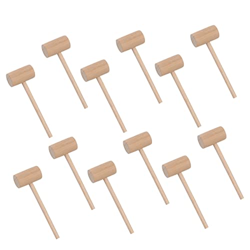 YARNOW 30 Stück Mini Holzhammer für Meeresfrüchte Praktische Hummer Mallets Rundhämmer für Desserts Hochwertiges Holz für Familienessen Seafood Partys YARNOW 30 Stück Mini Holzhammer für Meeresfrüchte Praktische Hummer Mallets Rundhämmer für Desserts Hochwertiges Holz für Familienessen Seafood Partys von YARNOW