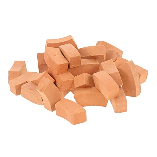 YARNOW 30 Stück Miniaturziegel für DIY Bastelprojekte Realistische Fake Bricks für Sandtisch Kinderzimmer Dekoration und Architekturmodelle von YARNOW