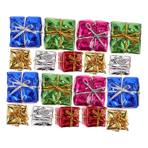 YARNOW 30 Stück Puppenhaus Dekoration Mini Geschenke Dekor Geschenkboxen Ornament Mini Geschenke Zum Basteln Puppenhaus Szenen Dekoration Miniatur Szenen Kleine Geschenkboxen von YARNOW