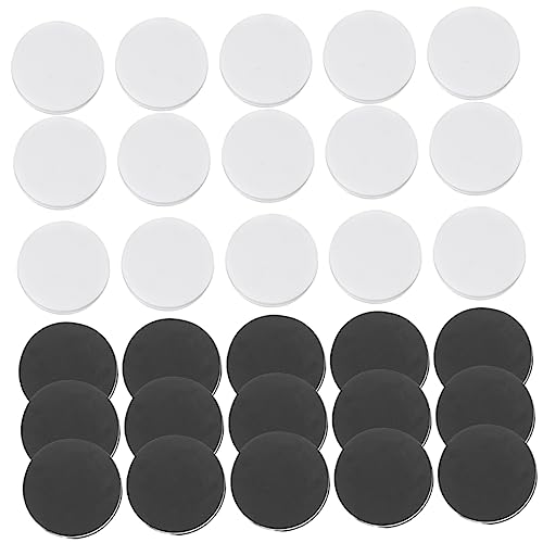 YARNOW 30 Stück Schachfiguren Zubehör Runde Spielsteine für Schach und Dame Ersatzteile für Brettspiele und Lernmaterialien YARNOW 30 Stück Schachfiguren Zubehör Runde Spielsteine für Schach und Dame Ersatzteile für Brettspiele und Lernmaterialien von YARNOW