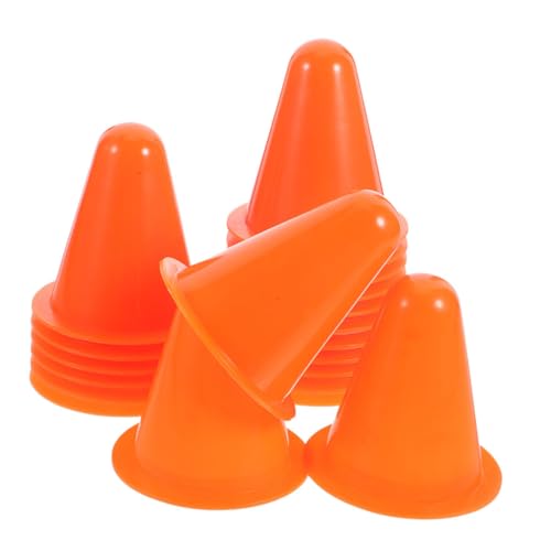 YARNOW 30 Stück Skating Markierungs für Agility Training Stapelbare und Trainingshilfen Leuchtenden Farben für Sport und Rollschuhlaufen von YARNOW