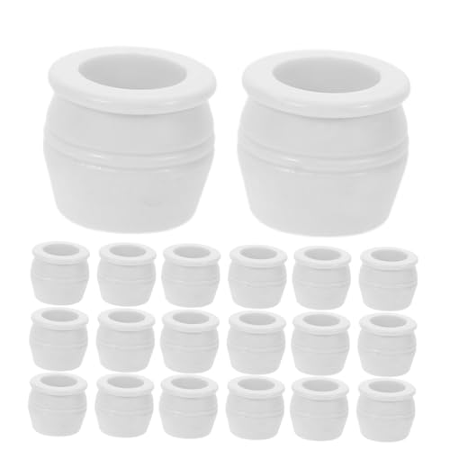 YARNOW 30 Stück Teiliges Mini Kunststoff Simulation Blumentöpfe für DIY Miniatur Garten Dekoration Mikrolandschaft Bonsai Zubehör von YARNOW