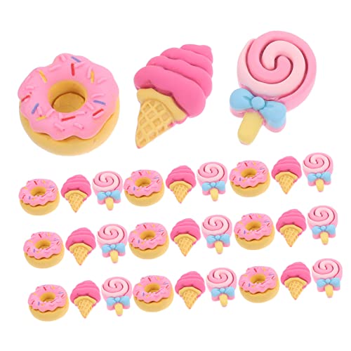 YARNOW 30 Stück Teiliges Set Harz Flachrückensüßigkeiten Donut Lollipop Zubehör für DIY Handwerksprojekte für Handyhüllen Taschen Schuhe und Mehr YARNOW 30 Stück Teiliges Set Harz Flachrückensüßigkeiten Donut Lollipop Zubehör für DIY Handwerksprojekte für Handyhüllen Taschen Schuhe und Mehr von YARNOW