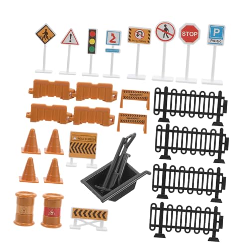 YARNOW 30 Stück -Verkehrsschild Verkehrszeichen Spielzeugstraßenschilder Straßensperren Straßenschilder-Ornamente Zeichen Papier YARNOW 30 Stück -Verkehrsschild Verkehrszeichen Spielzeugstraßenschilder Straßensperren Straßenschilder-Ornamente Zeichen Papier von YARNOW